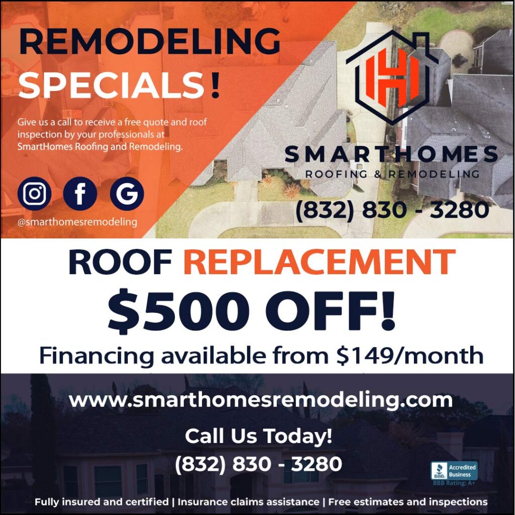 Remodeling Specials $500 OFF for your new roof!